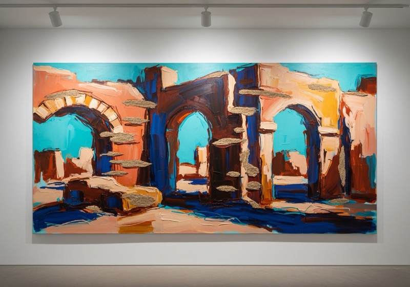 ראם תמר — אמנות עכשווית, נוף עירוני מופשט